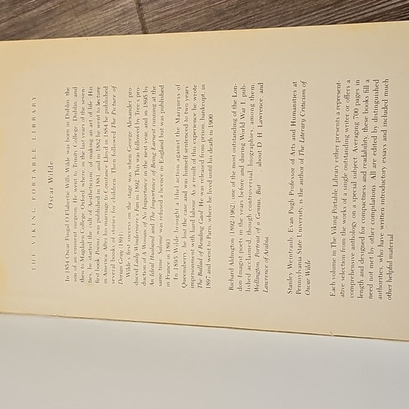 The Portable Oscar Wilde Anthology Of Writings - Picture 3 of 4